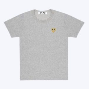Play Basic Grey T-shirt Gold Emblem